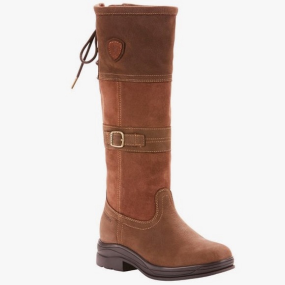 Ariat® Ladies Langdale H2O Java Brown Waterproof Tall Boots